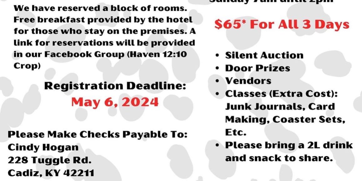 Crop Fundraiser 2024